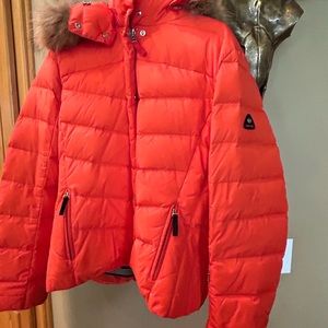 Bogner True Orange with detachable fur hood / Fire & Ice Collection